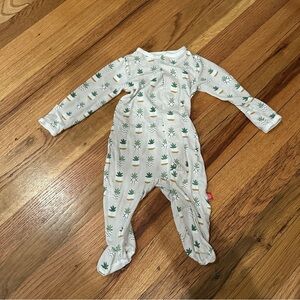 Magnetic Me Succulent Footie Pajama Size 0-3 Month